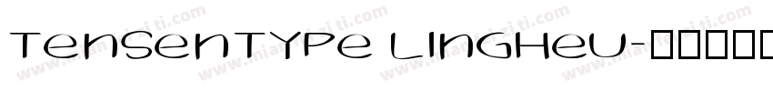 Tensentype LingHeU字体转换